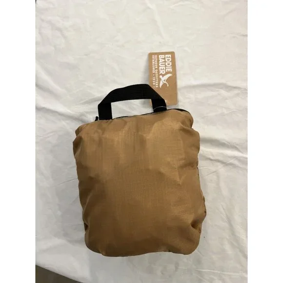 Eddie Bauer Stowaway 45L Duffle, Tan Duffle Bag NWT